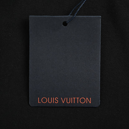 Louis Vuitton hem three-flower embroidery round neck short sleeves