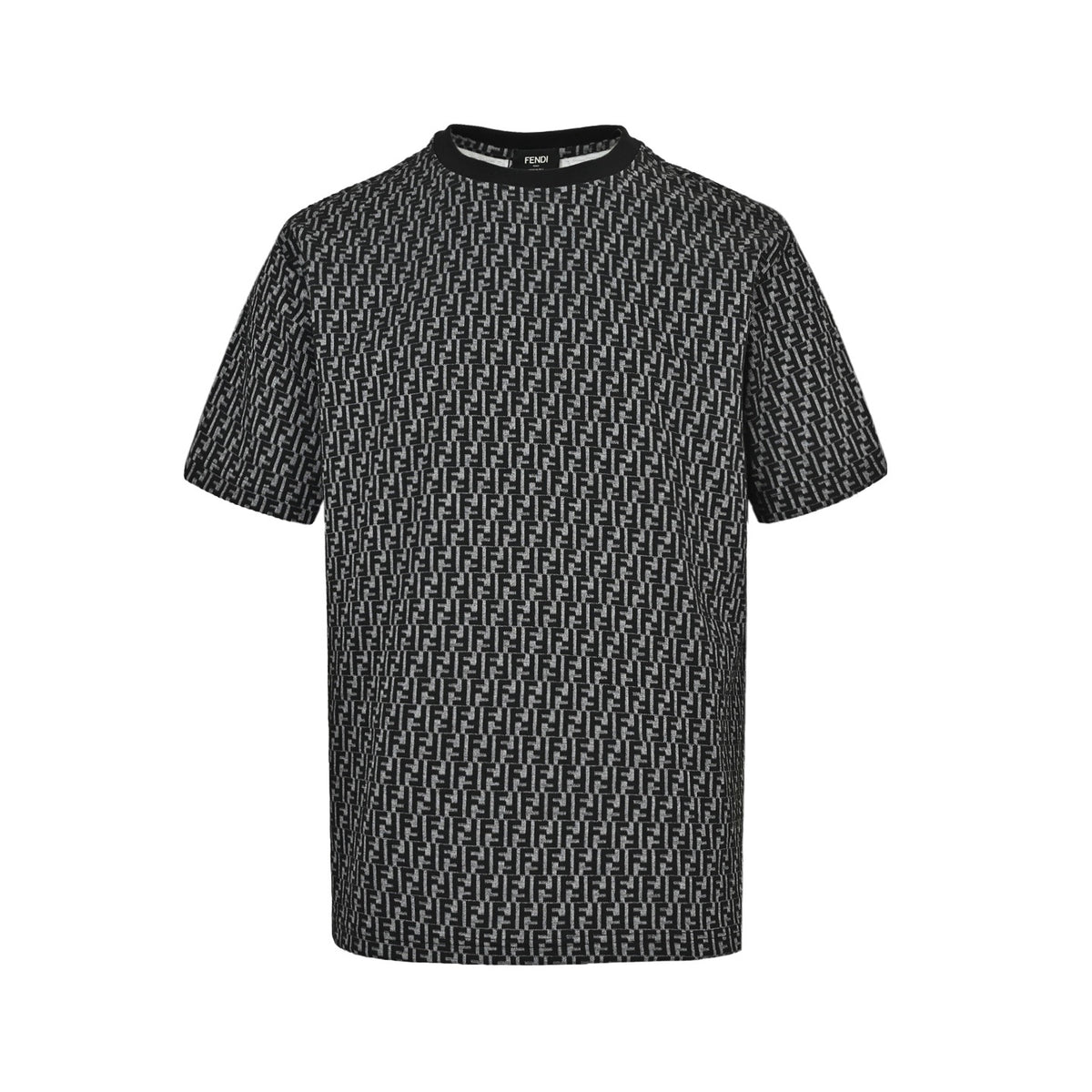 Fendi 26ss full FF old flower jacquard short sleeves