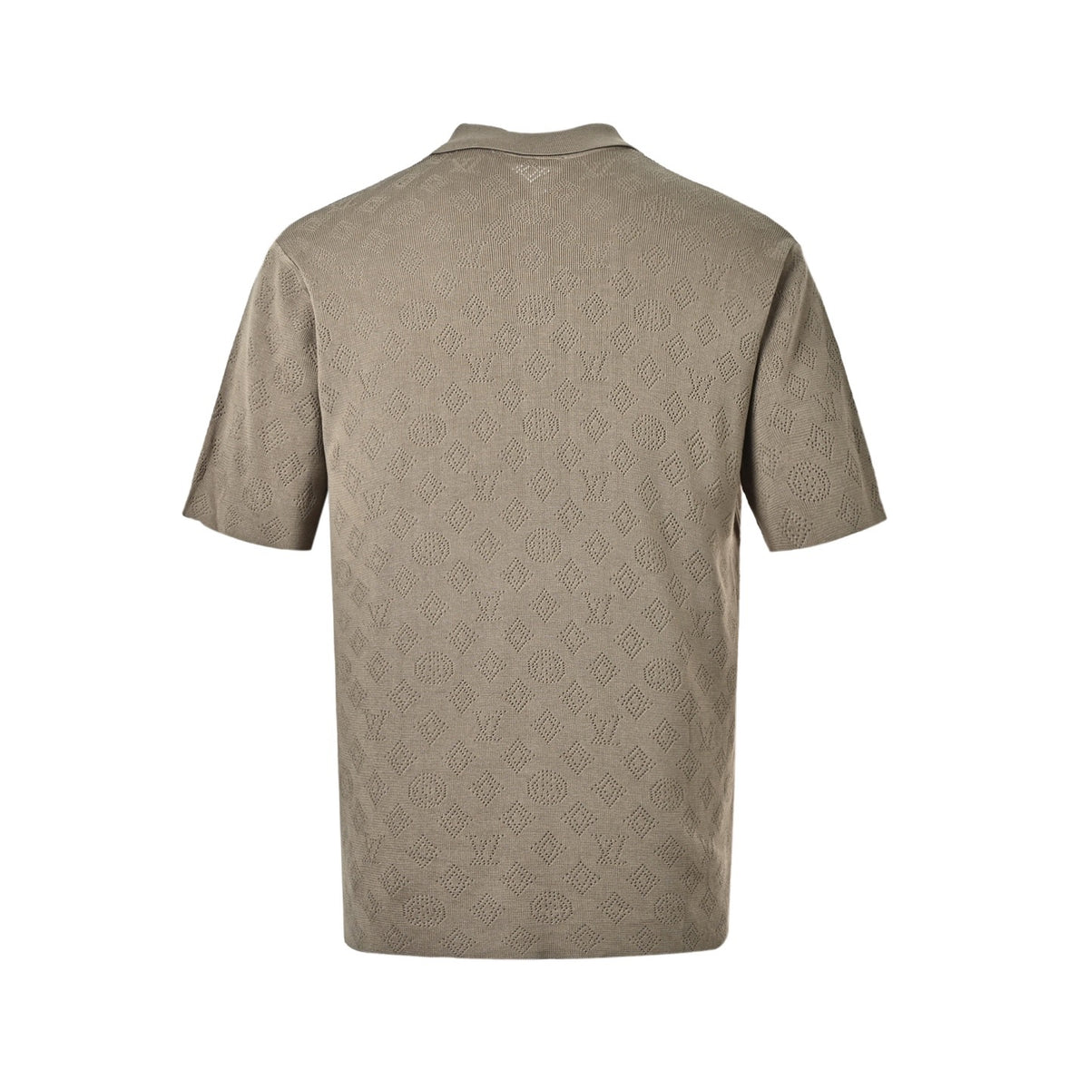 Louis Vuitton 26ss hollow presbyopic knitted Polo short sleeves