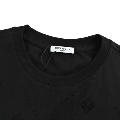 GIVENCHY 26ss all-over presbyopia jacquard short sleeves