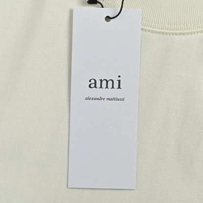 Ami Paris small heart letter print short sleeves