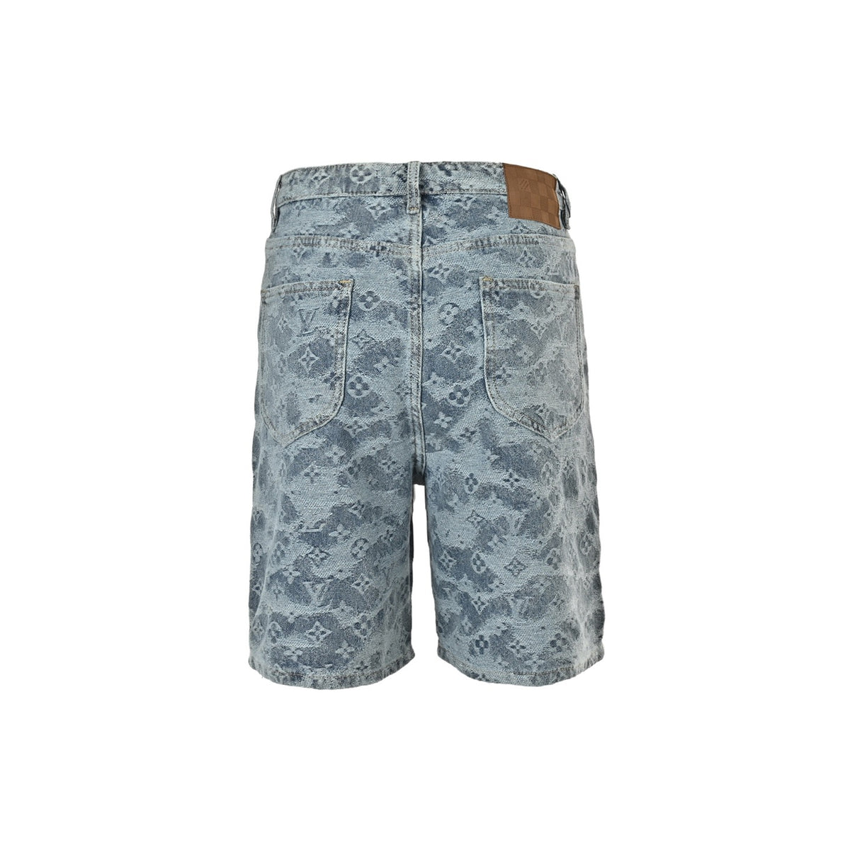 Louis Vuitton cloud old flower jacquard suit denim shorts