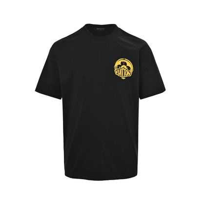 Louis Vuitton 26ss front and rear logo printed short sleeves