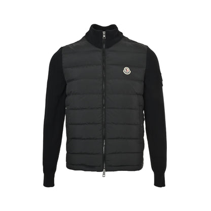 Moncler/Mongolian knitted patchwork down jacket