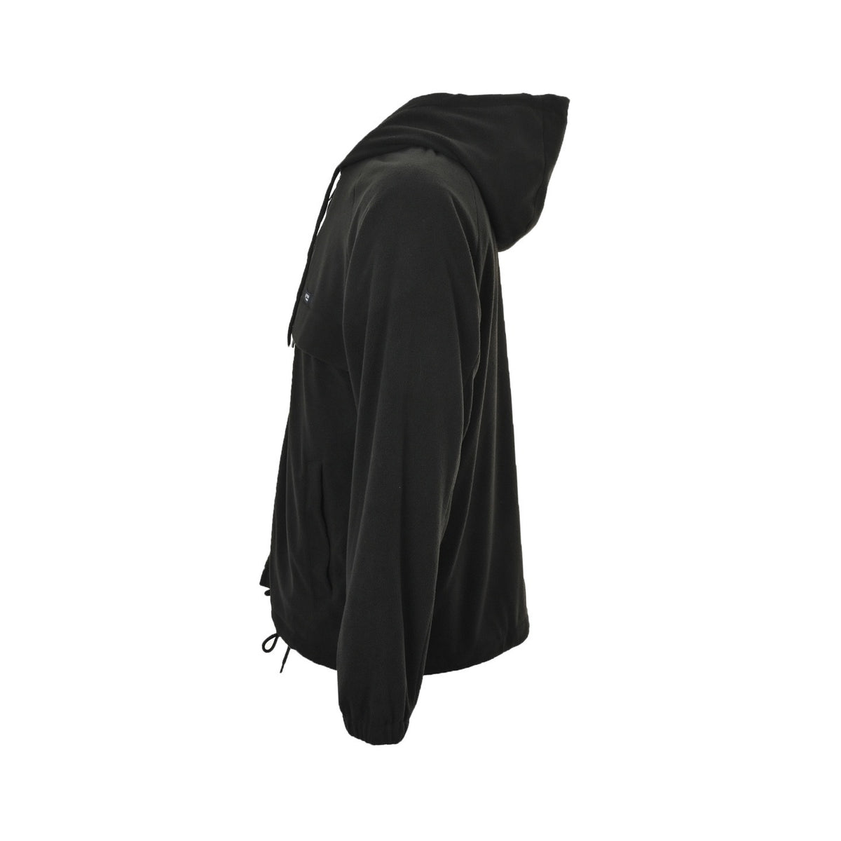 Prada 25Fw label polar fleece hooded jacket
