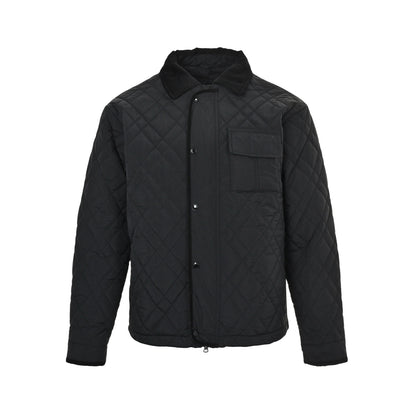 Burberry rhombus chest pocket cotton jacket