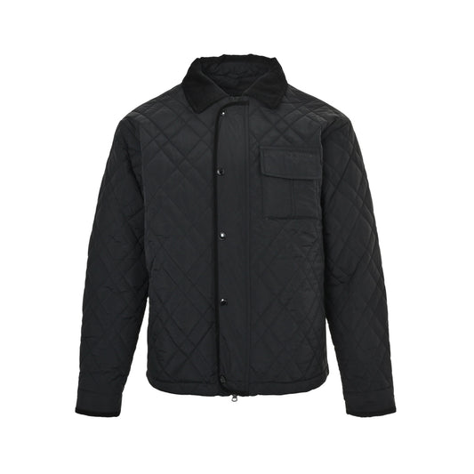 Burberry rhombus chest pocket cotton jacket