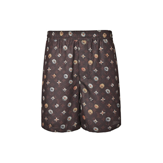 Louis Vuitton 26ss presbyopia daisy all-over printed suit shorts