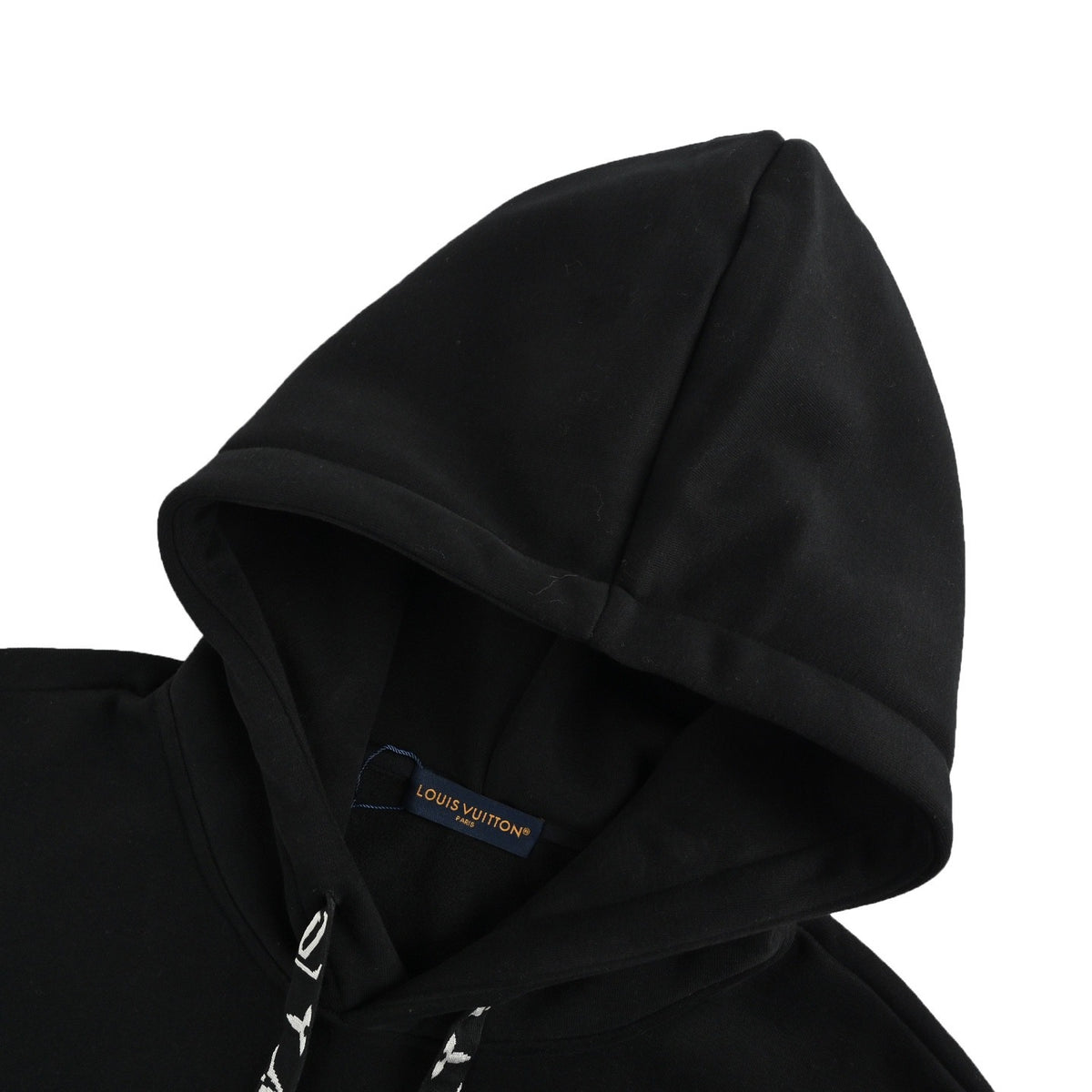 Louis Vuitton towel patch letter hooded sweatshirt