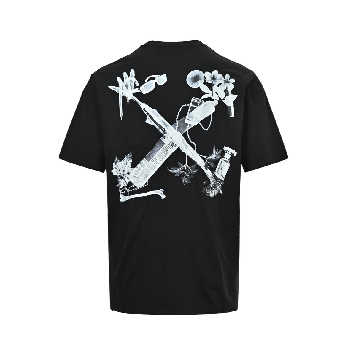 OFF WHITE CO VIRGIL 24ss digital headphones arrow print short sleeves