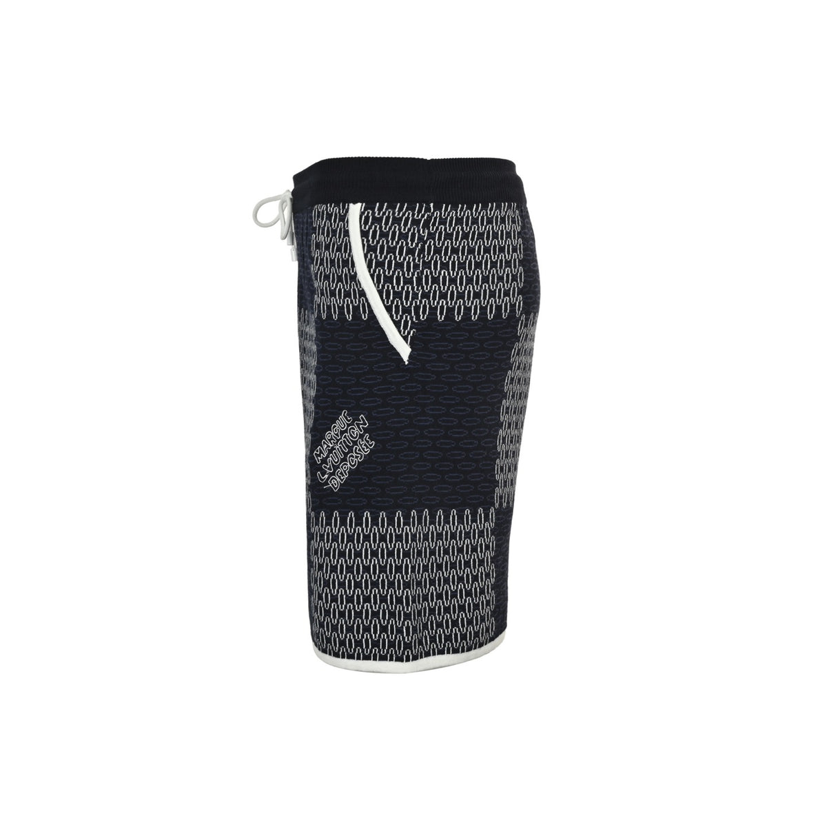 Louis Vuitton 26ss checkerboard jacquard knitted shorts