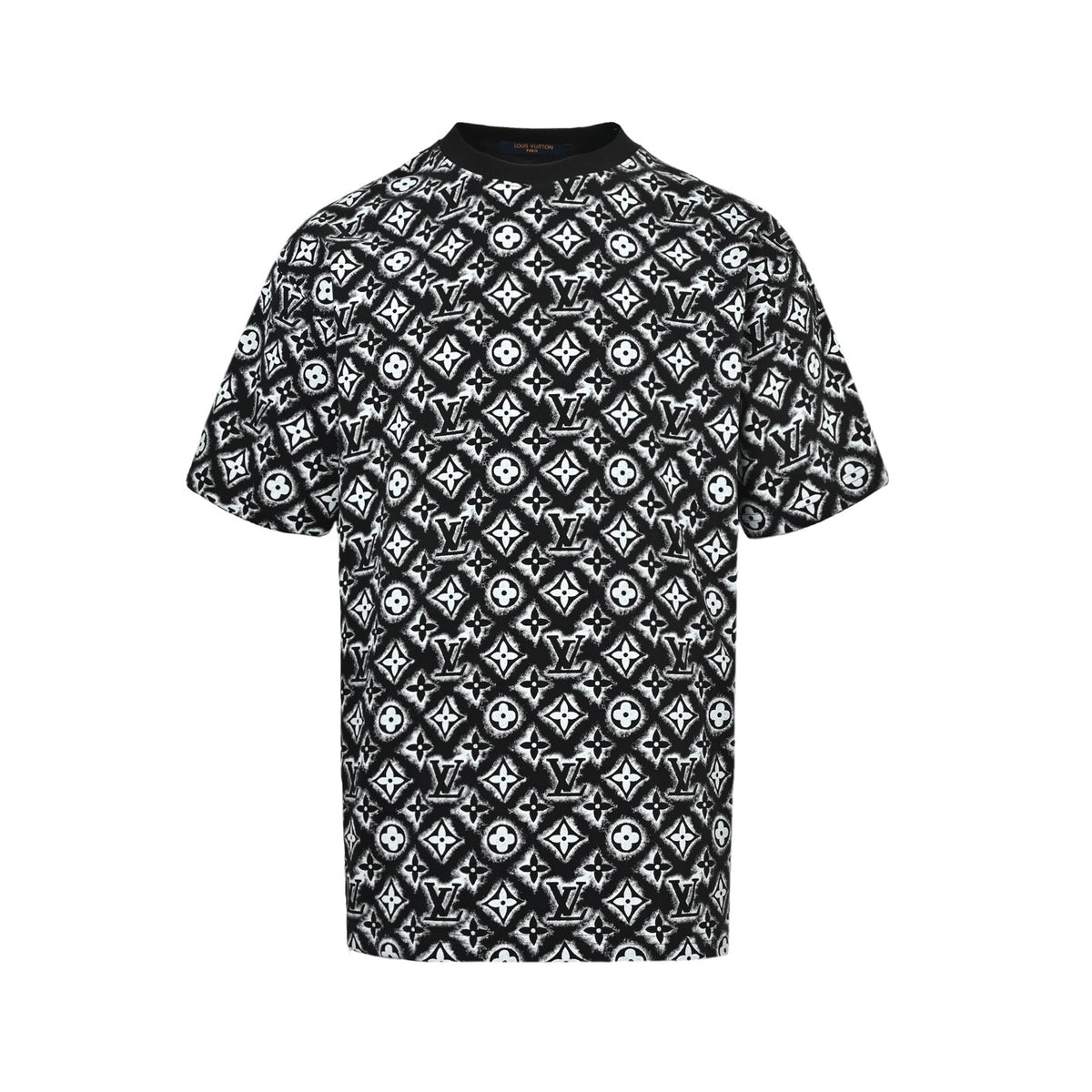Louis Vuitton 26ss all-over presbyopia logo printed short sleeves
