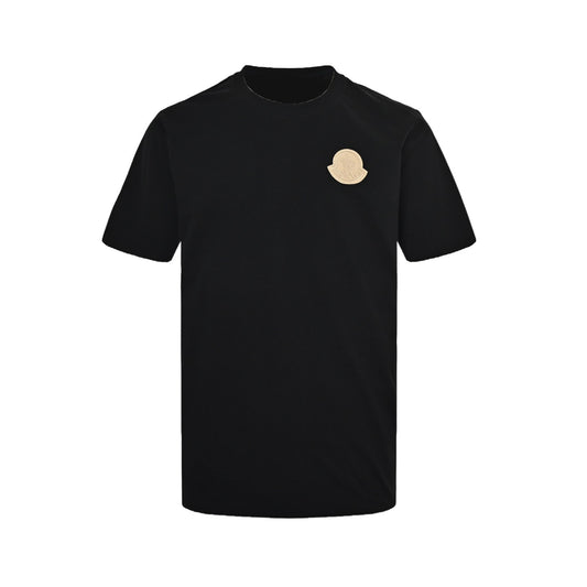 Moncler/Mask 25ss embroidered logo double layer reversible short sleeves