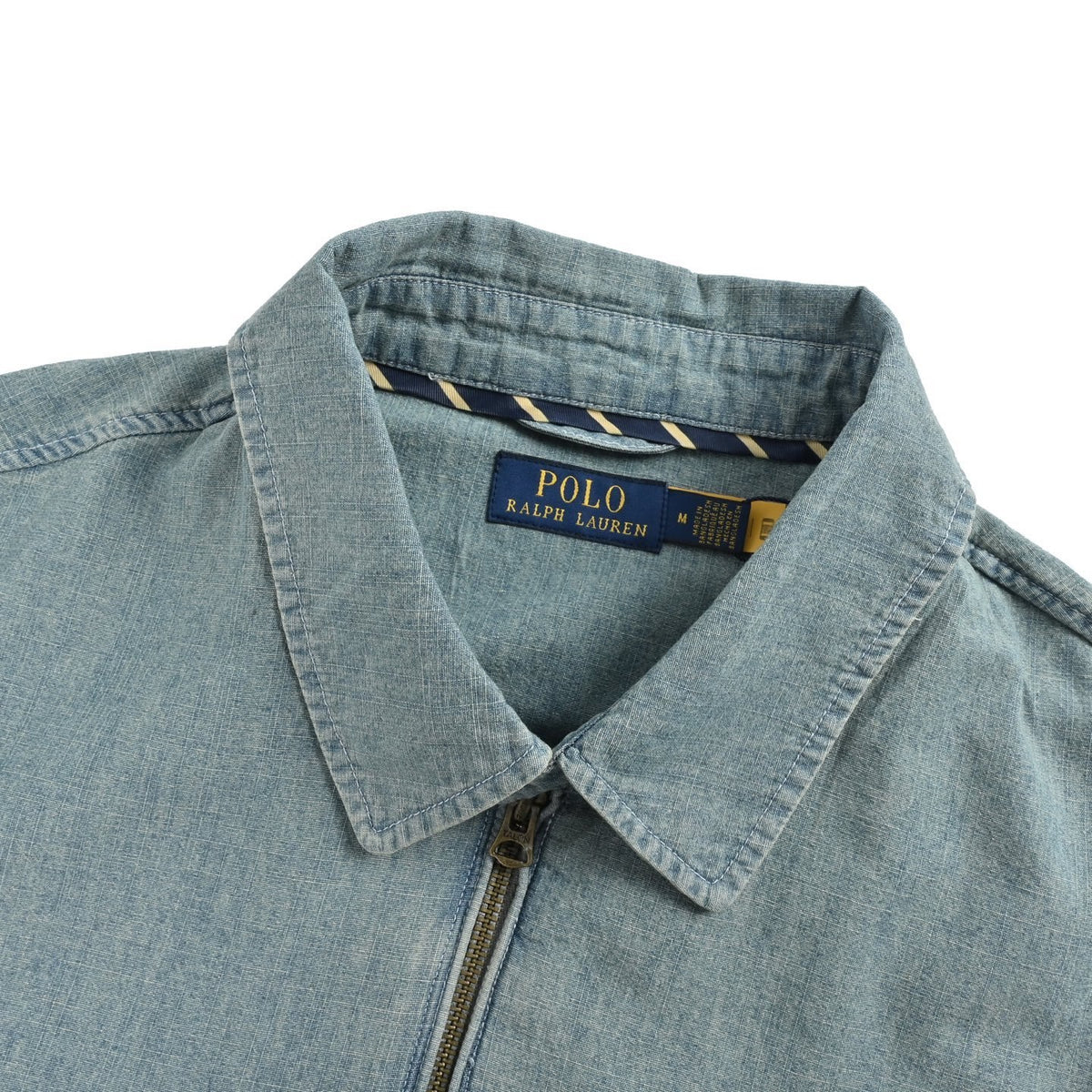 Ralph Lauren embroidered color label denim jacket