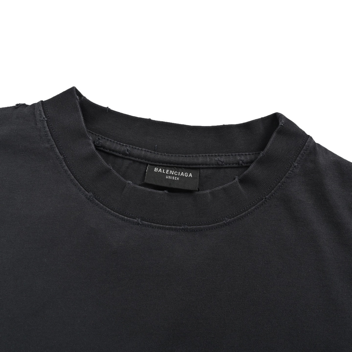 Balenciaga 25ss designer glitter printed short sleeves