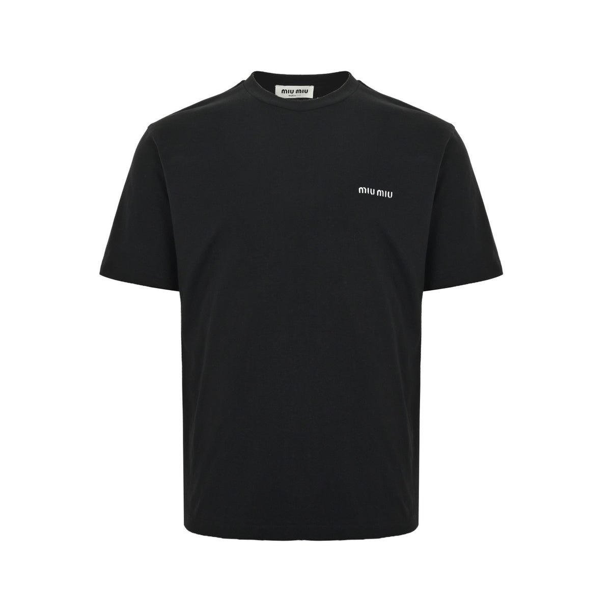 Miu Miu 26ss letter logo embroidered short sleeves