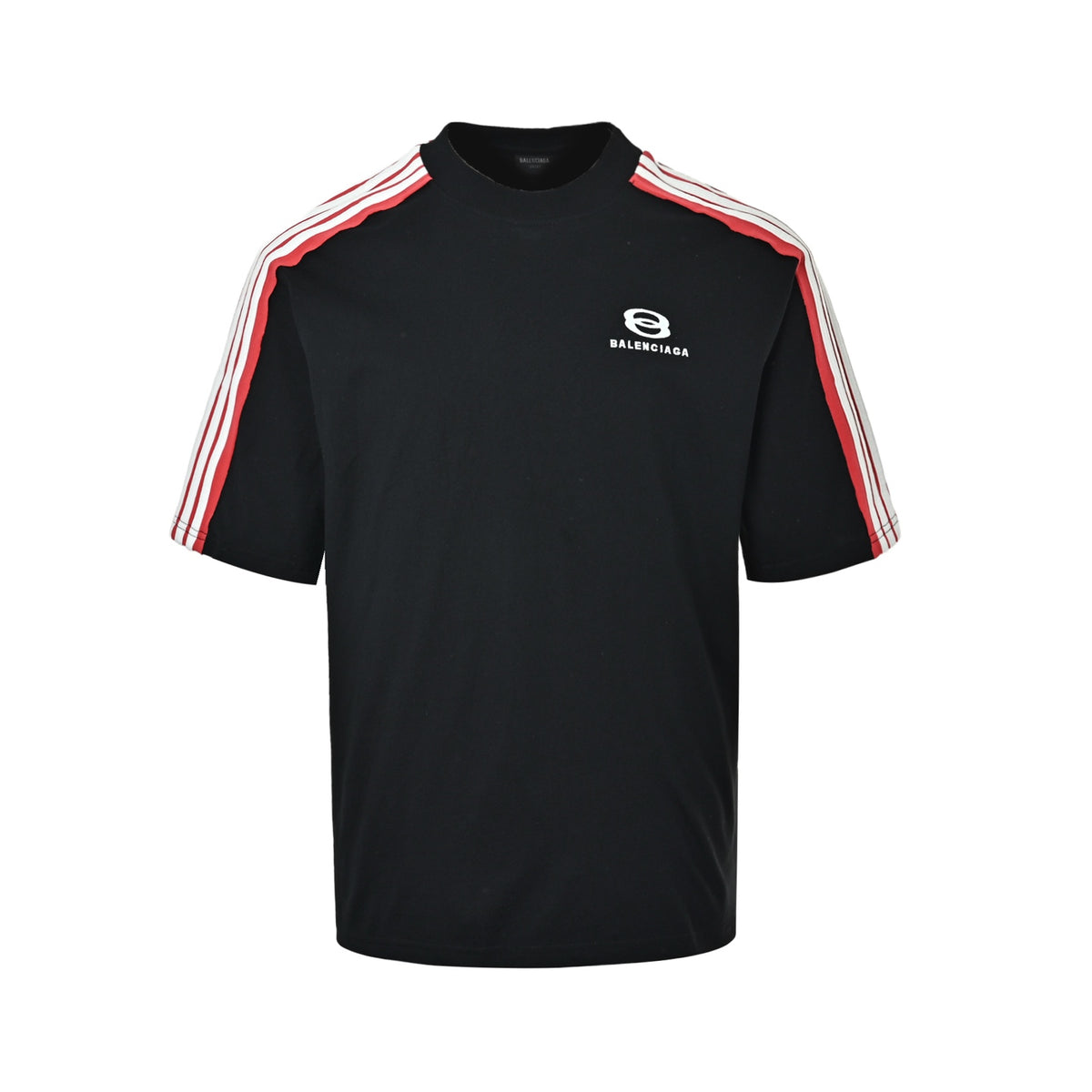 Balenciaga/Balanciaga UNITY SPORTS ICON double ring shoulder web short sleeves