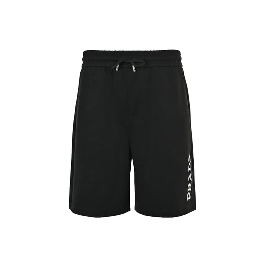 Prada embroidered letter logo shorts