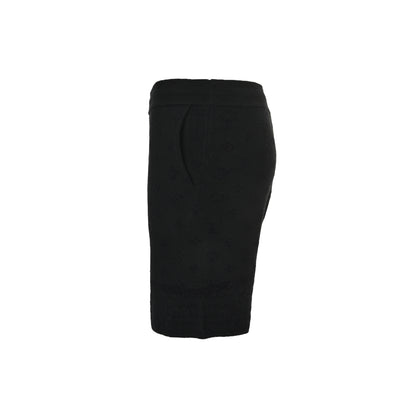 Louis Vuitton 25ss dark pattern old flower jacquard knitted shorts