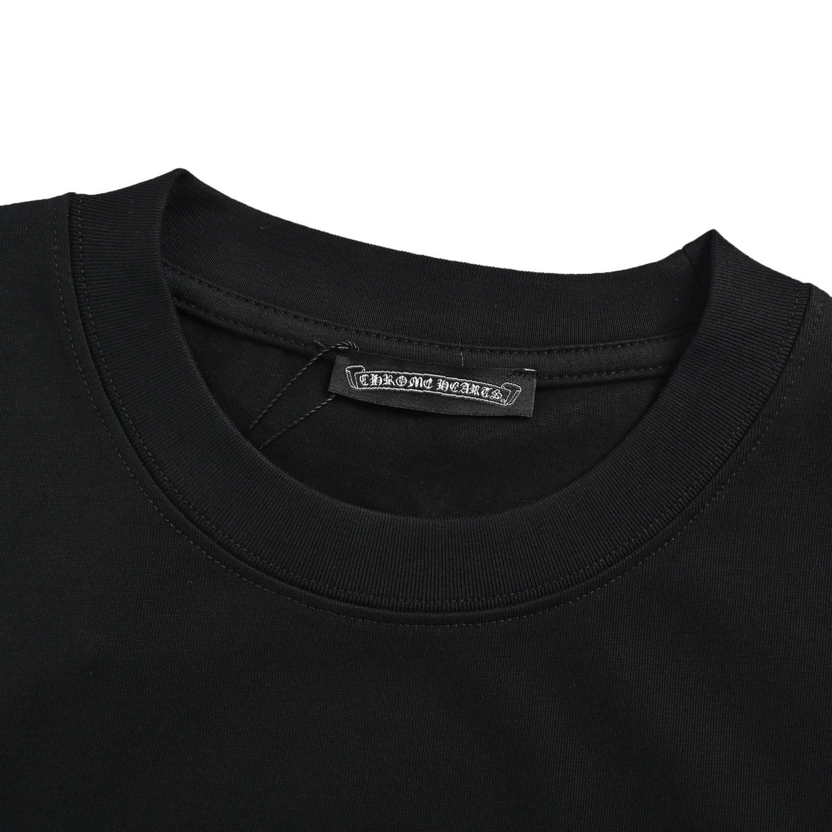 Chrome Hearts/Chrome Heart Cross Cluster Embroidered Short Sleeve