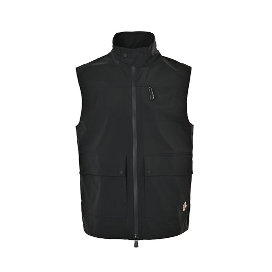 Moncler/Mask reflective logo outdoor stand collar vest