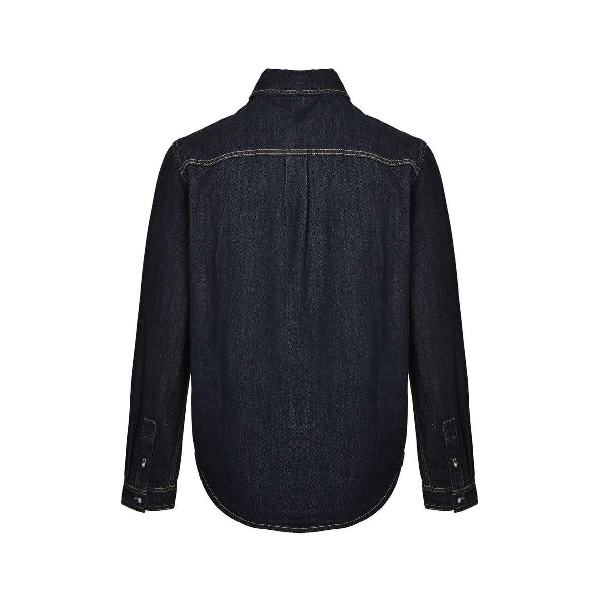 Louis Vuitton 26ss leather stamp logo denim shirt jacket
