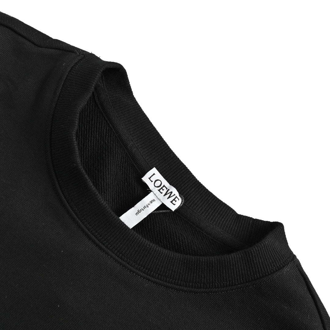 Loewe / Luo Yiwei classic embroidered logo round neck sweatshirt