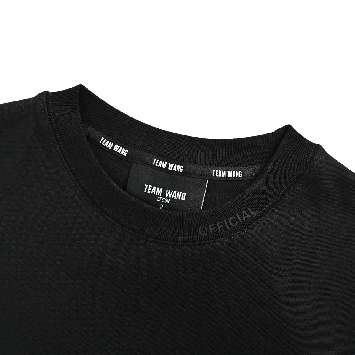 TEAM WANG first generation reflective letter printed short sleeves