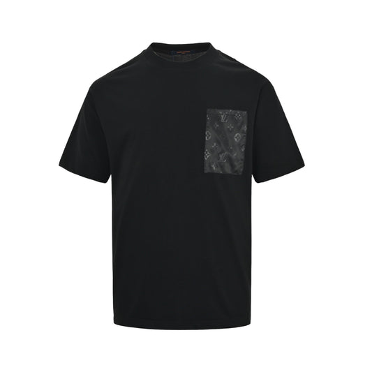 Louis Vuitton 26ss nylon pocket presbyopic print short sleeves