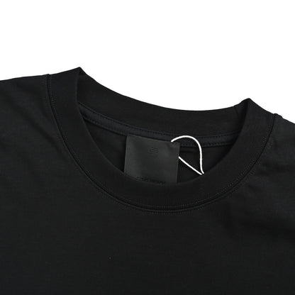 GIVENCHY front and back four-square printed short sleeves