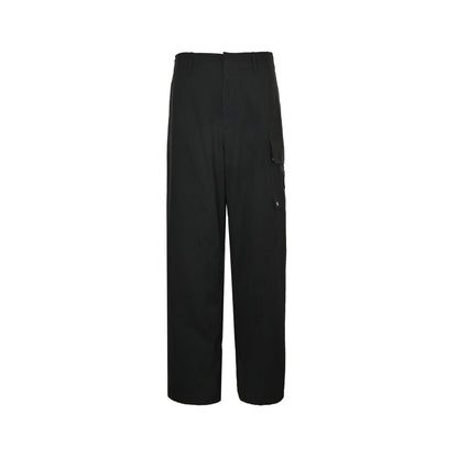 Fendi gabardine belt loop zipper patch pocket cargo trousers