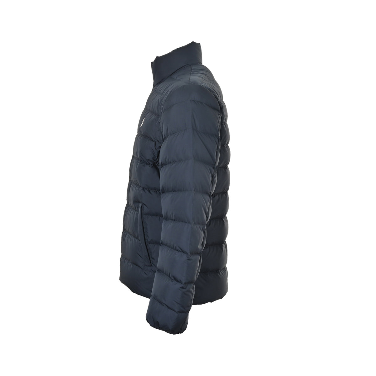 Ralph Lauren embroidered logo rib down jacket