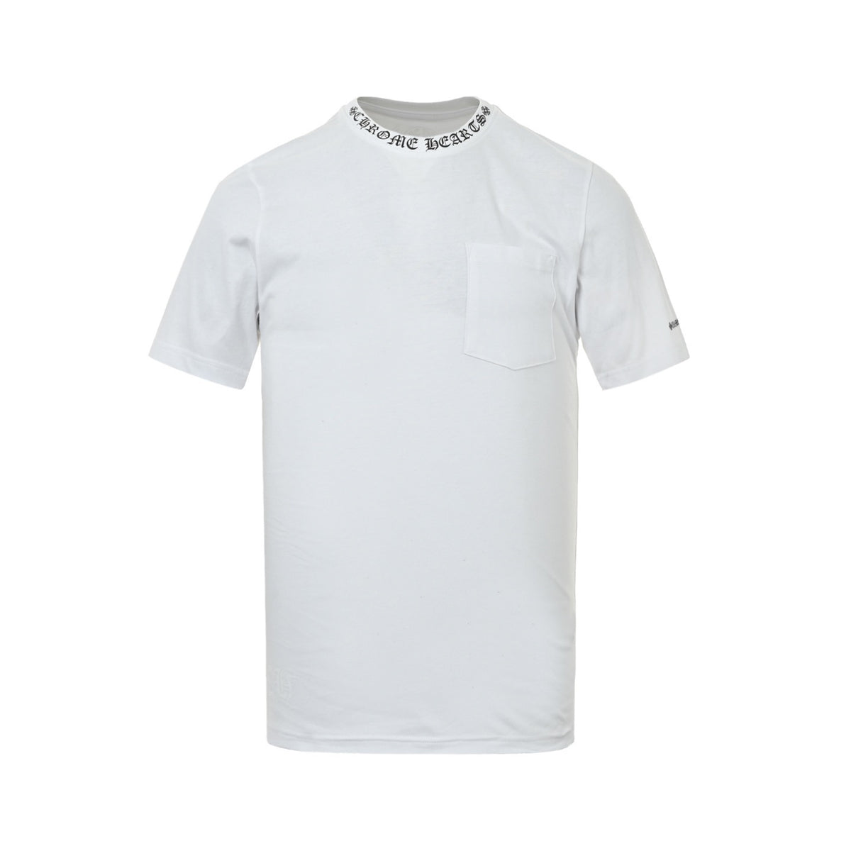 Chrome Hearts/Chrome Heart Sanskrit letter printed short sleeve collar