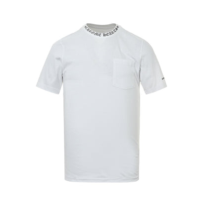 Chrome Hearts/Chrome Heart Sanskrit letter printed short sleeve collar