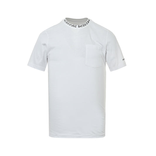 Chrome Hearts/Chrome Heart Sanskrit letter printed short sleeve collar