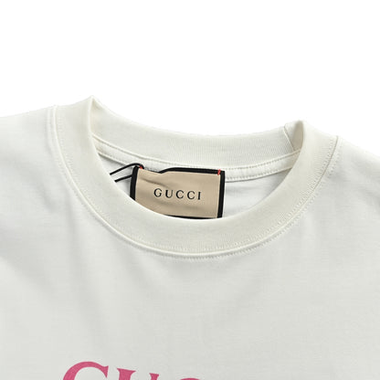 Gucci 26ss fun cartoon series short sleeves