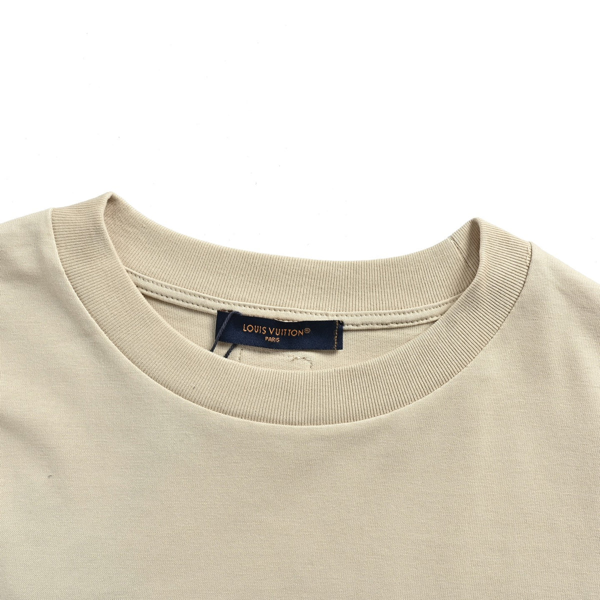 Louis Vuitton 26ss embroidered logo letter short sleeves