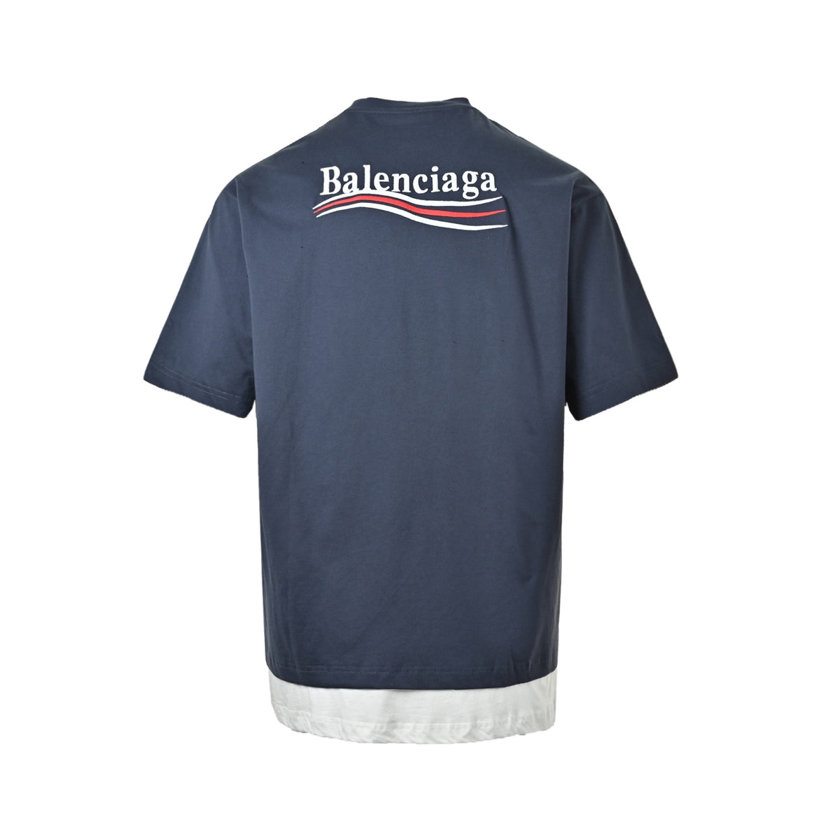 Balenciaga Coke layered embroidered short sleeves