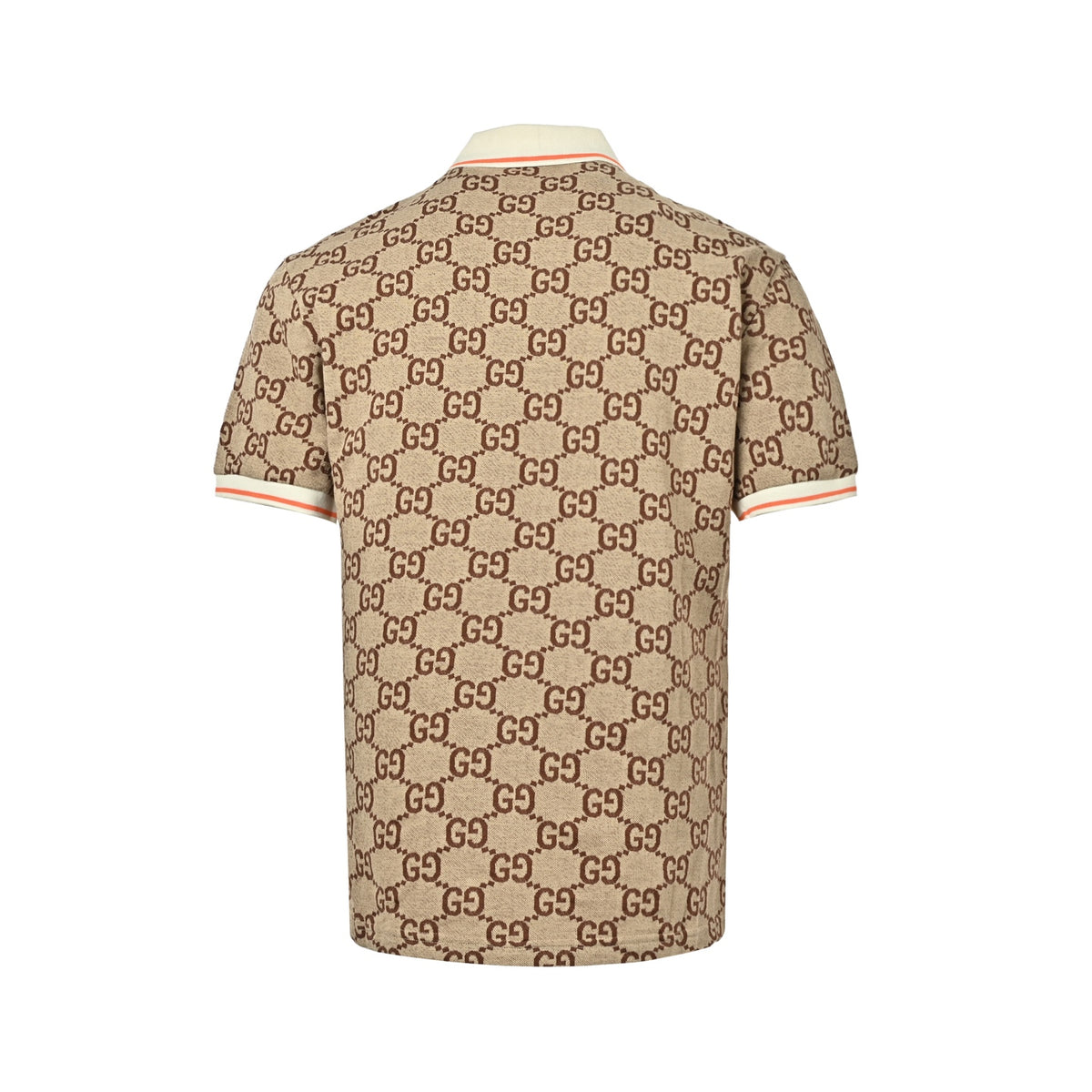 Gucci Double G all-over logo jacquard Polo short sleeves