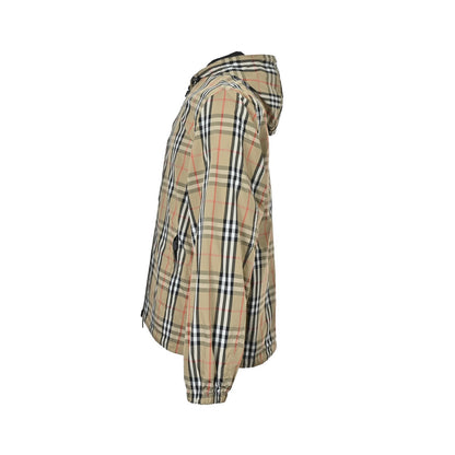 Burberry 25Fw War Horse Round Label Plaid Reversible Jacket