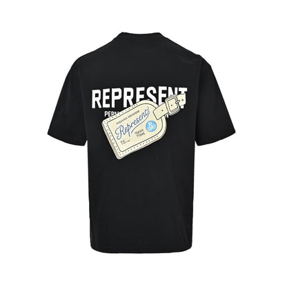 Represent label trendy printed short sleeves