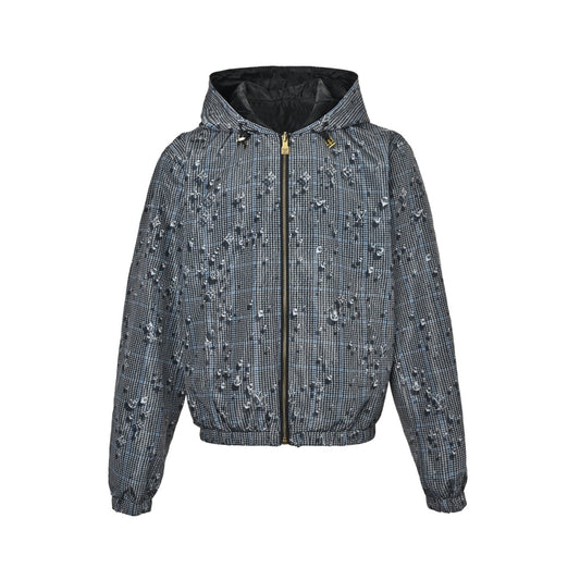 Louis Vuitton 25Fw water drop presbyopic reversible hooded jacket
