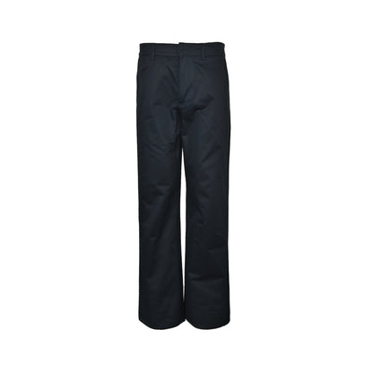 Louis Vuitton pocket leather silk cotton crepe trousers