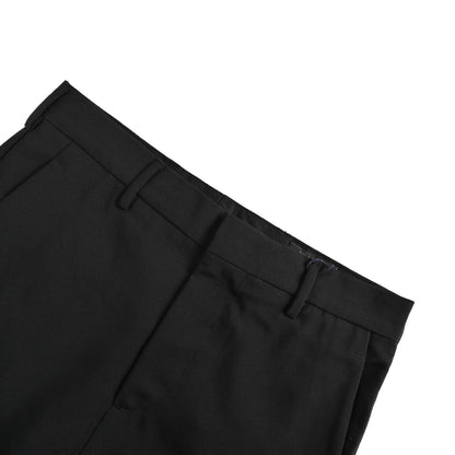 Prada 25ss back pocket triangle logo stretch trousers