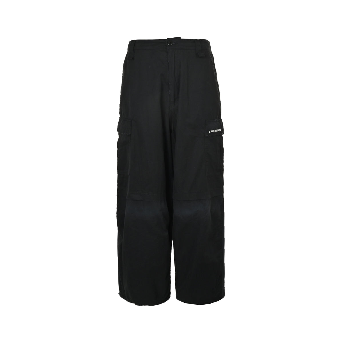 Balenciaga/Balanciaga double pocket letter embroidered small label overalls