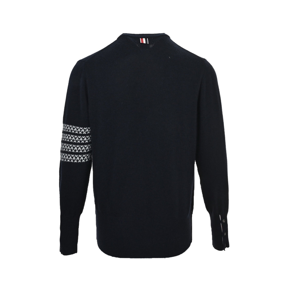 Thom Browne/Thom Brown 25Fw snowflake puppy crew neck sweater