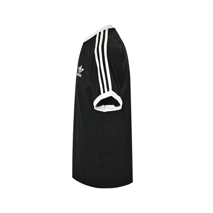 Adidas clover embroidered three-bar web short sleeves