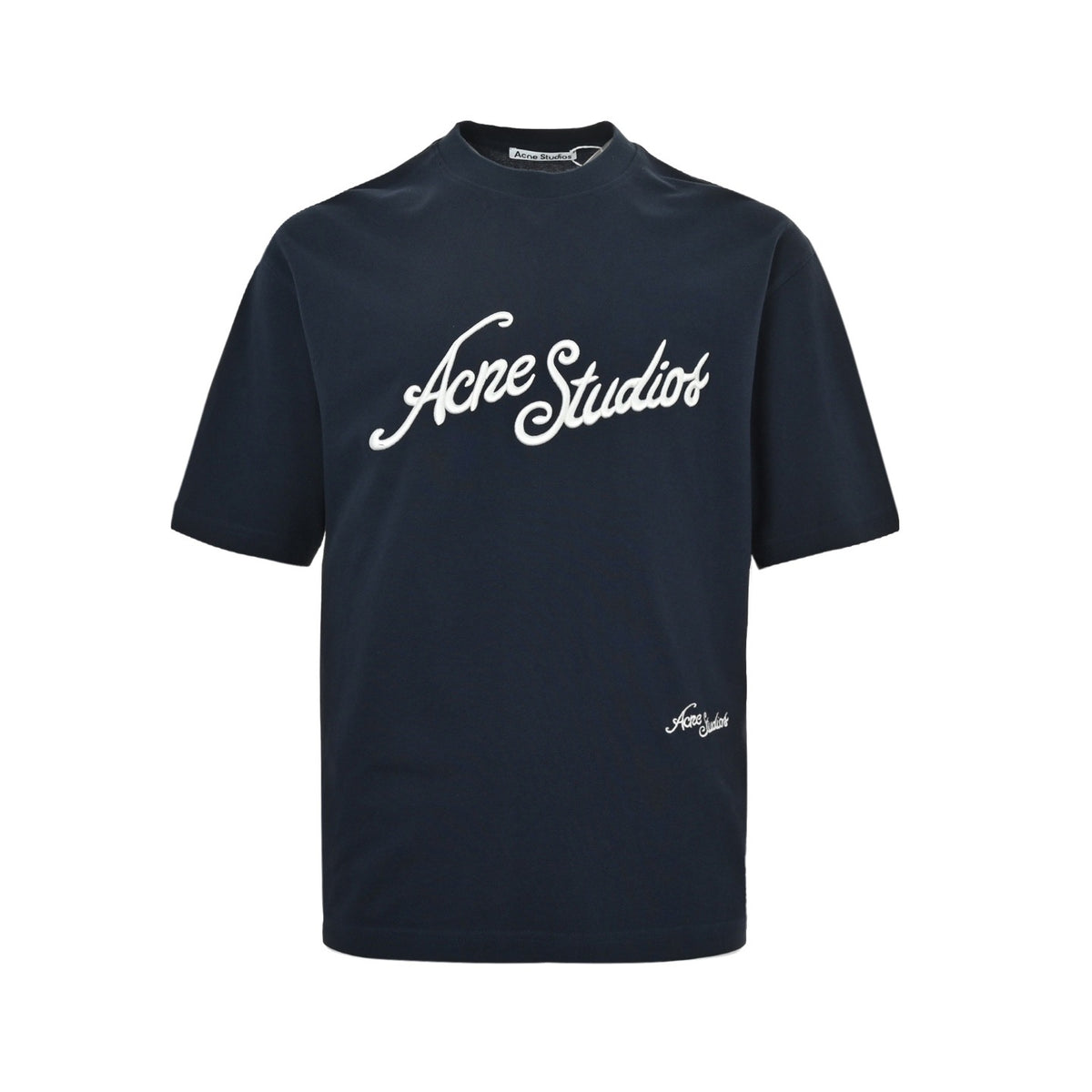 Acne Studios three-dimensional letter embroidered short sleeves