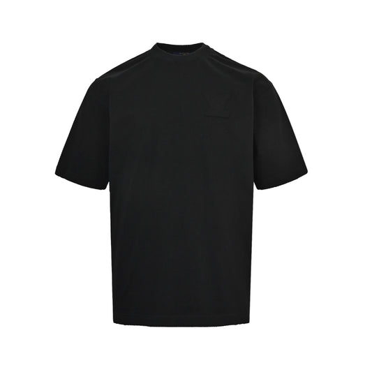 Louis Vuitton old flower patch letter embroidered short sleeves