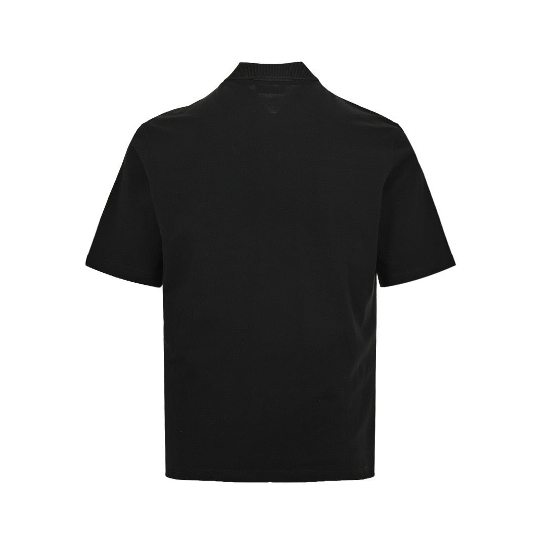 Ferragamo 24ss Polo short sleeves with embroidered letters on the chest